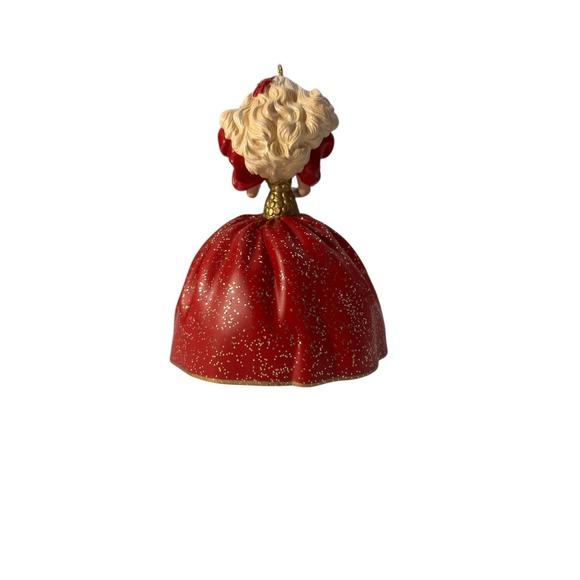 Vintage 1993 Barbie Hallmark Keepsake Ornament Holiday Barbie in Box #1 - Picture 4 of 12